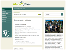 Tablet Screenshot of mecaolivar.com